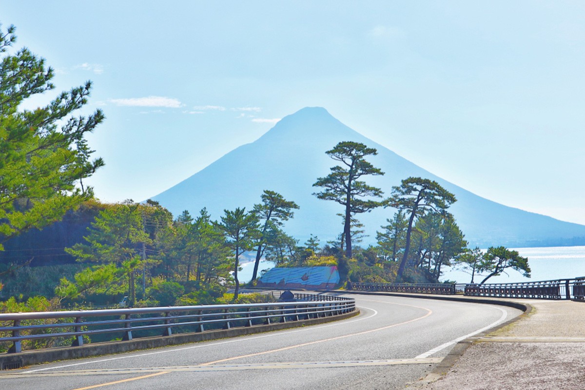 薩摩半島「開聞岳」日本百名山之一