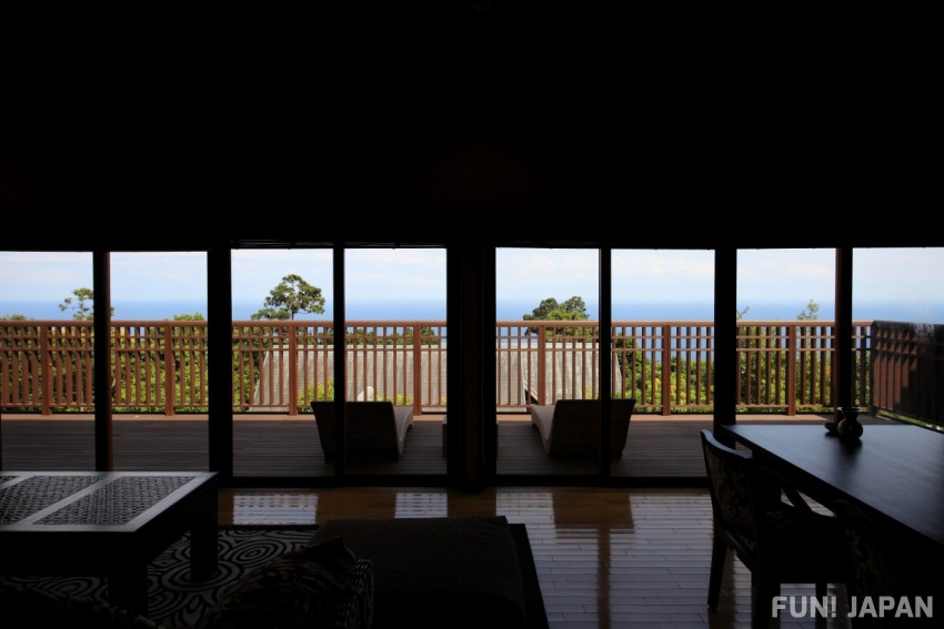 「sankara hotel&spa屋久島」的魅力之1：背山面海、有絕佳視野的客房