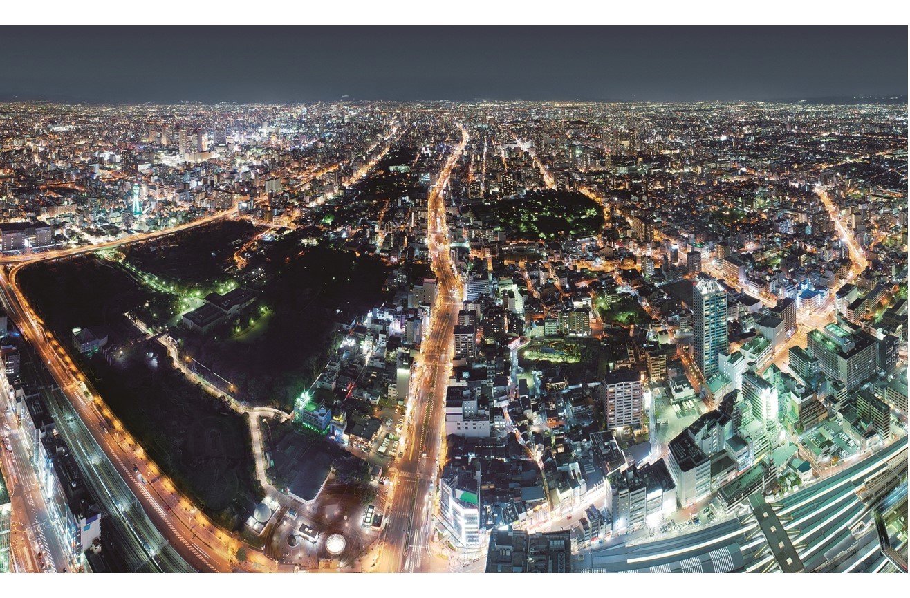 從「海闊天空展望台」俯瞰大阪