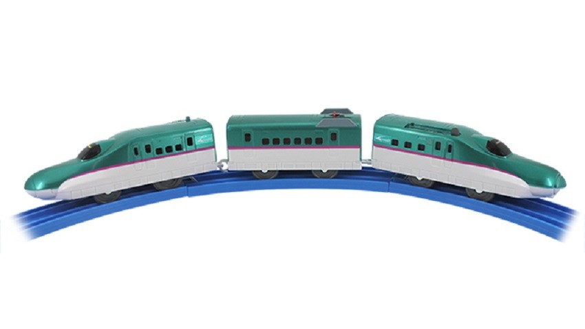 Sega Toys Dinpet J Liner EX R-103 JR Yamagata Shinkansen 3 Carriage Train Model 