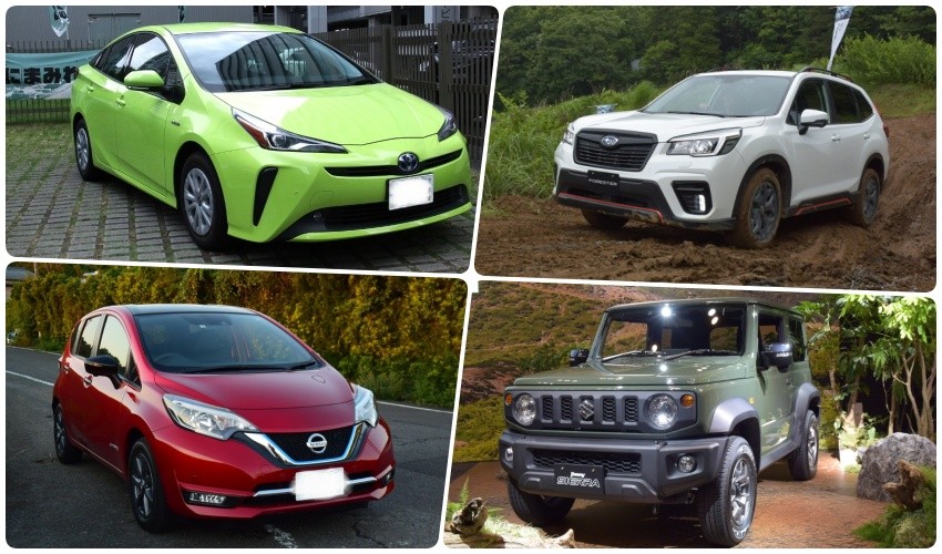 日本市場5月新車銷售排行榜