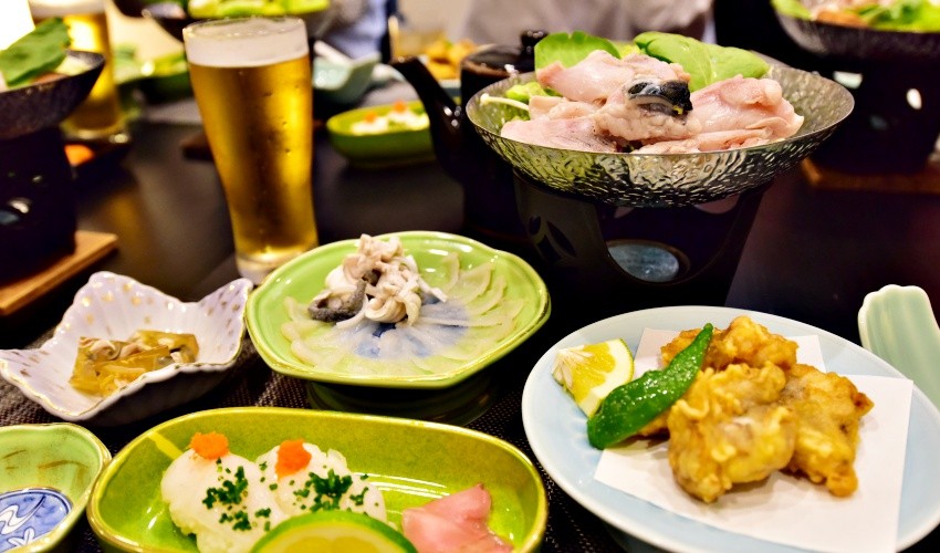 日本最早解禁的河豚料理在下關