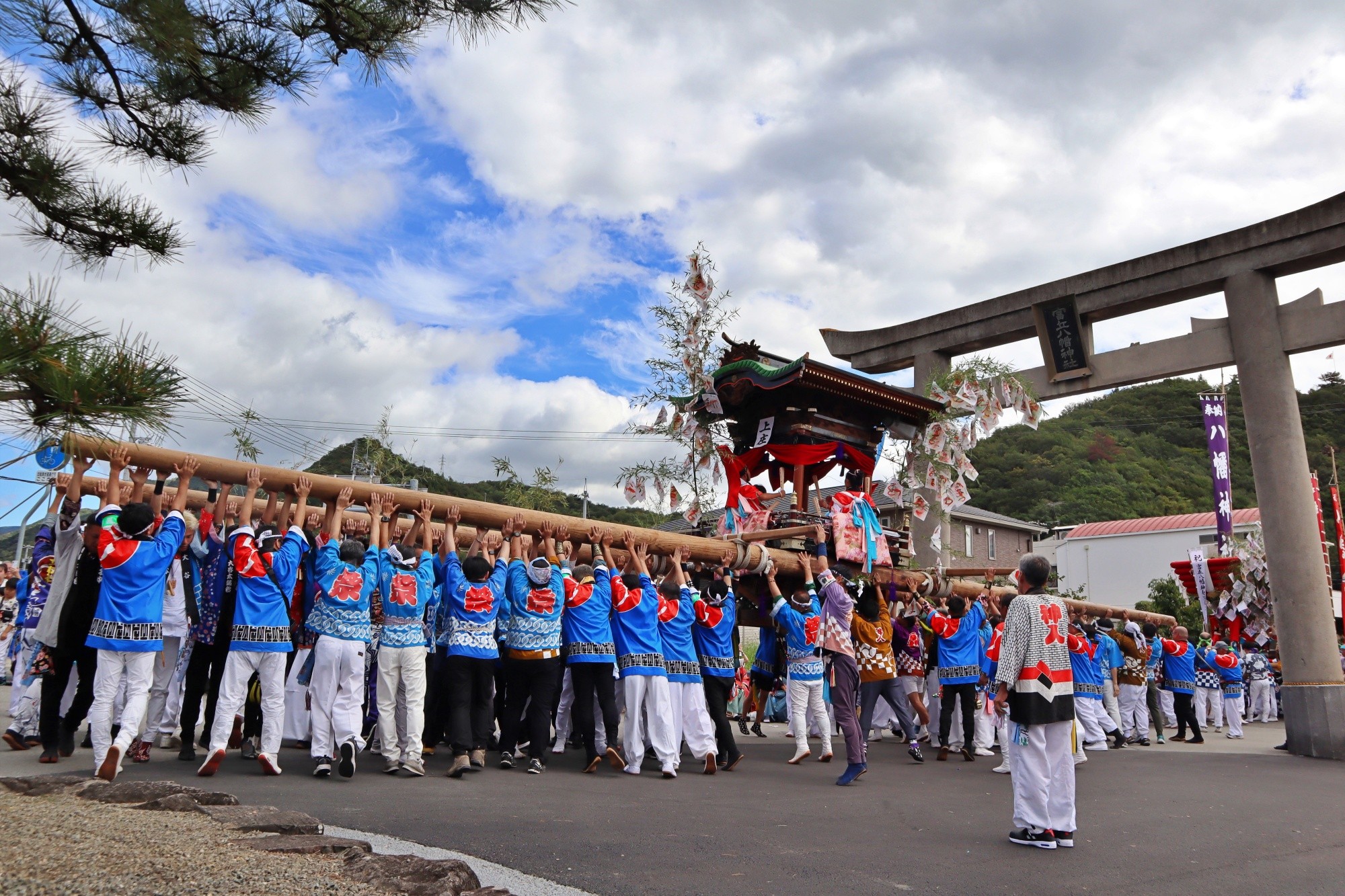 小豆島的秋祭太鼓台奉納