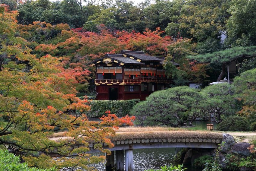 神戶 相樂園 日式庭園和西洋風格建築的和諧之美
