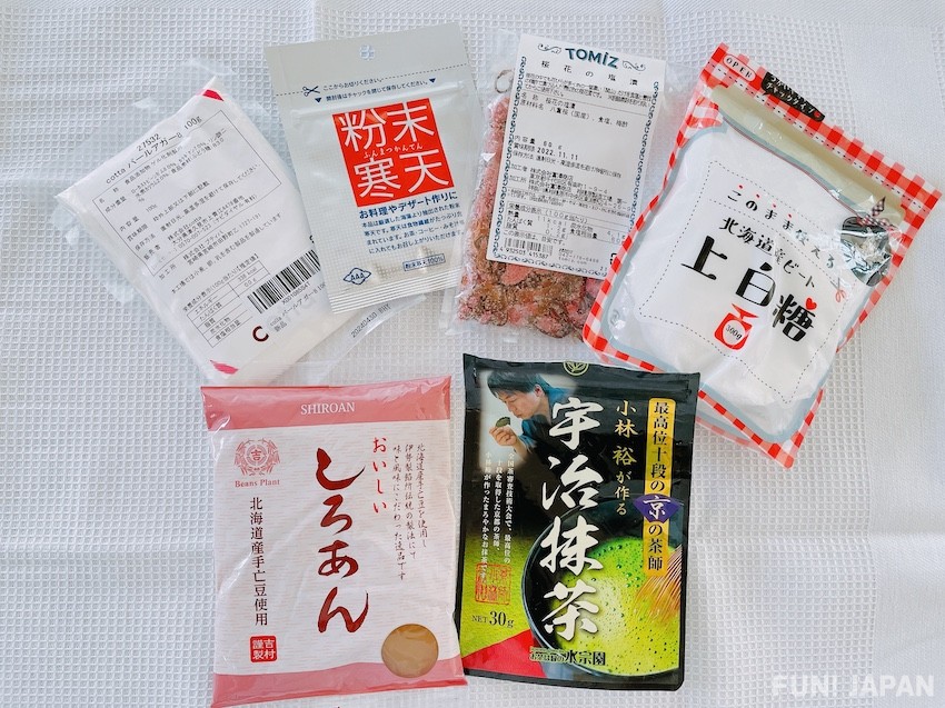Matcha & Sakura Yokan Ingredients
