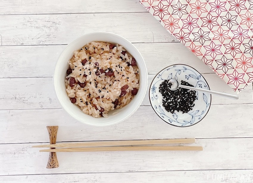 What is O-Sekihan? Red rice which is always served during celebrations in Japan?