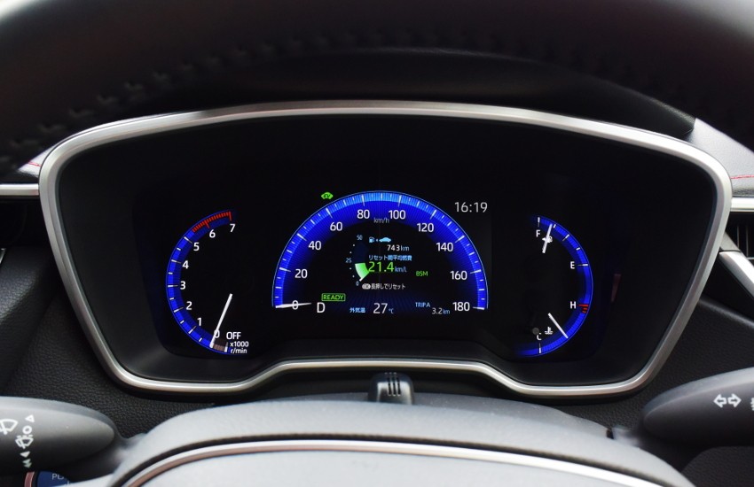 Corolla Sport Hybrid 儀表板