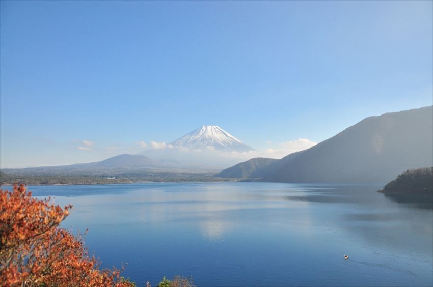 富士山與精進湖