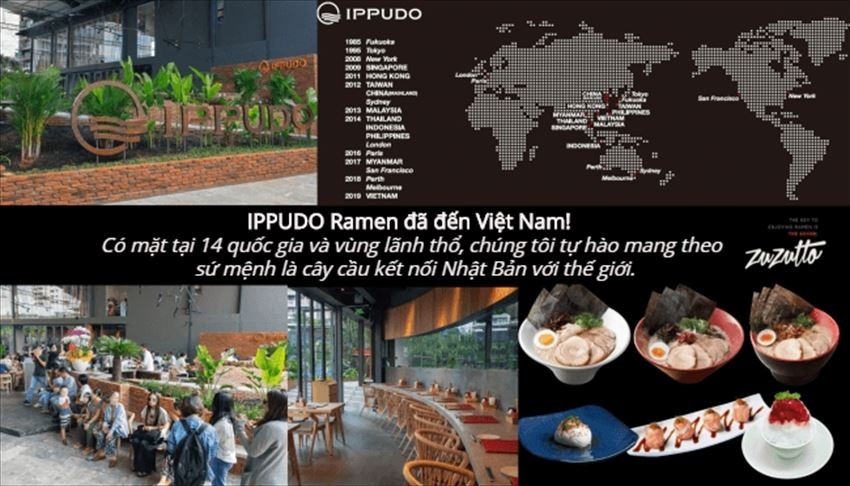 IPPUDO Ramen đã đến Việt Nam! Chi nhánh đầu tiên nằm tại thành phố Hồ Chí Minh