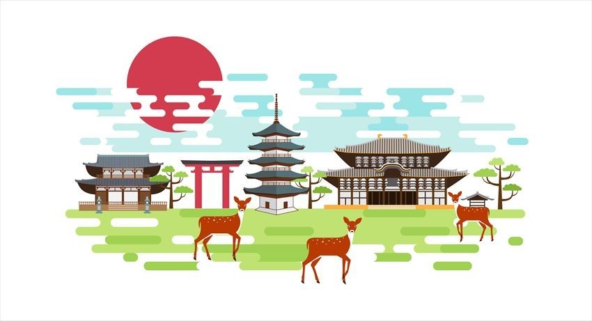 Tidak akan cukup untuk liburan di Nara, Kansai