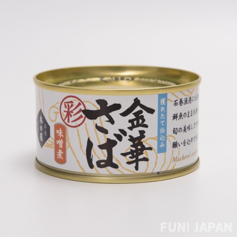 日本罐頭 金華鯖魚味噌煮（彩）罐頭