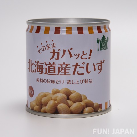 隨開即吃！北海道產大豆罐頭