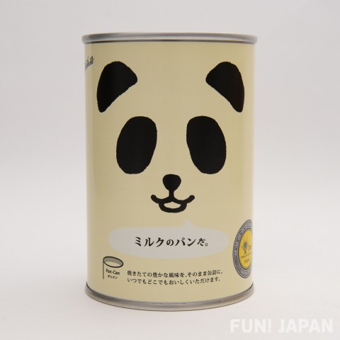 【日本製】牛奶口味熊貓麵包罐頭