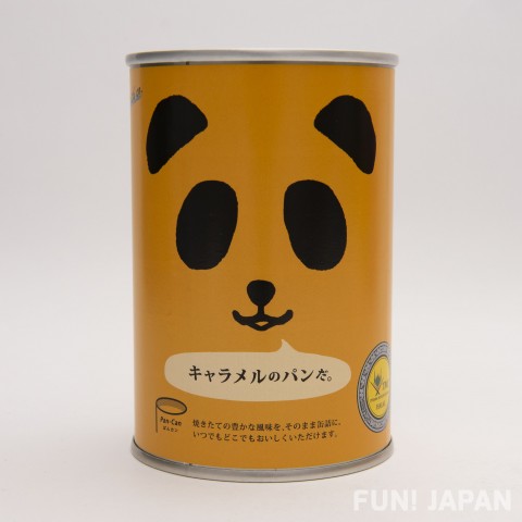 【日本製】焦糖口味熊貓麵包罐頭