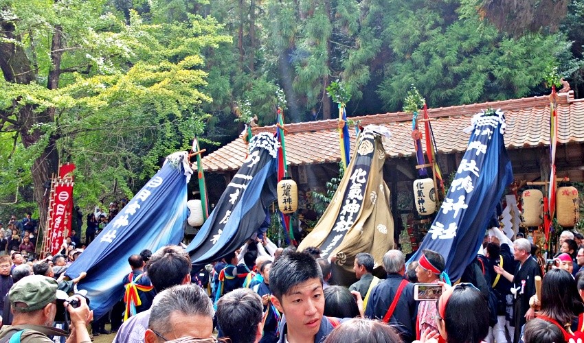 加茂大祭最有人氣的「お遊び行事」舞獅（獅子舞い）