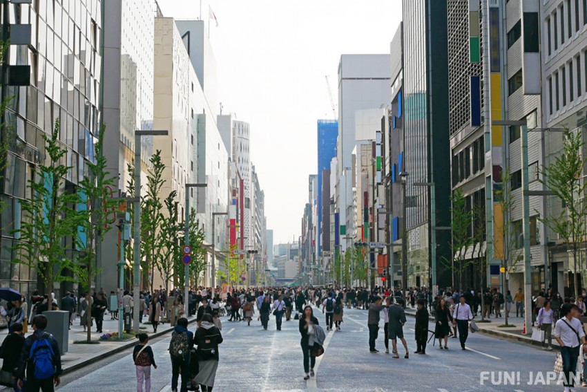 銀座：融合了傳統與現代的觀光景點、東京數一數二的觀光勝地