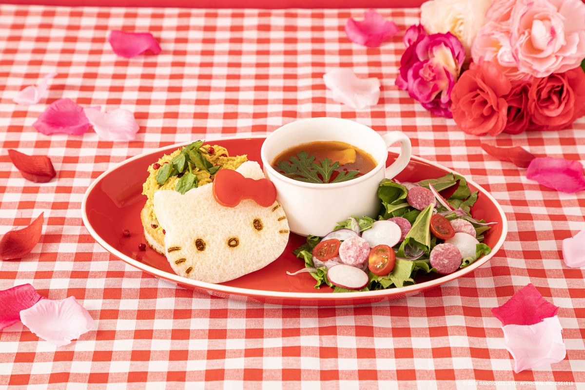 TOKYO OSAKA NAGOYA Quán cà phê Hello Kitty kỷ niệm 50 năm Menu