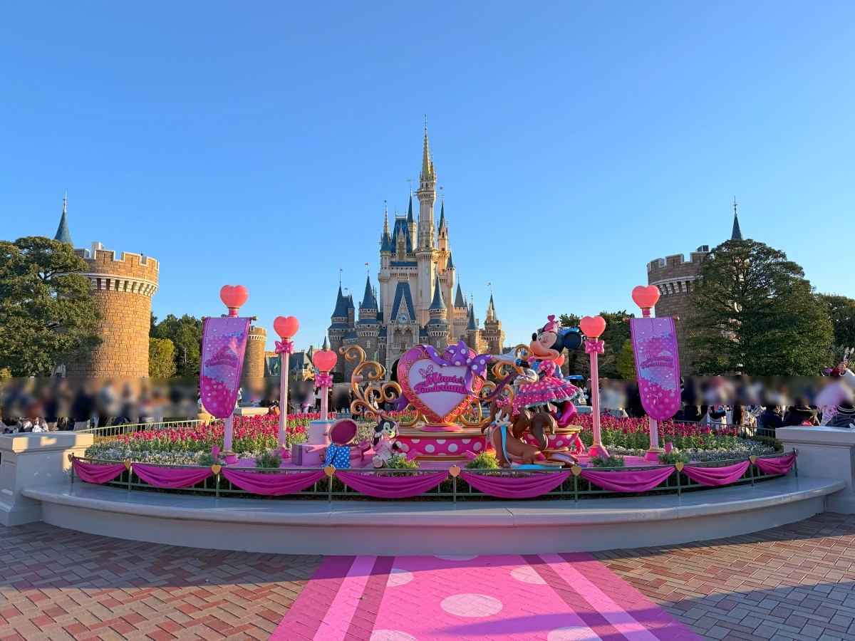 東京迪士尼樂園 米妮 Palpalooza 2026 灰姑娘城堡前 裝飾