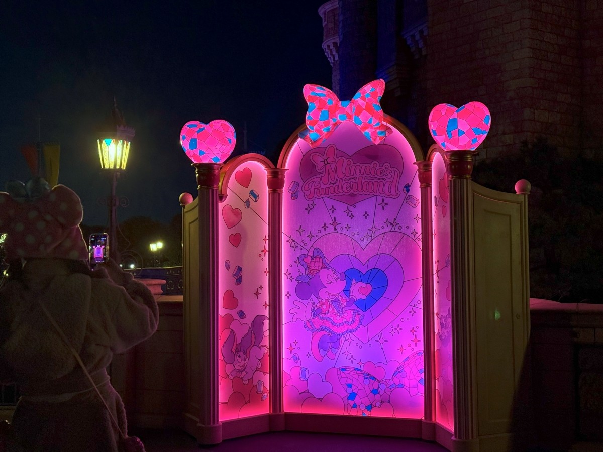 東京迪士尼樂園 米妮 Palpalooza 2026 裝飾 夜間