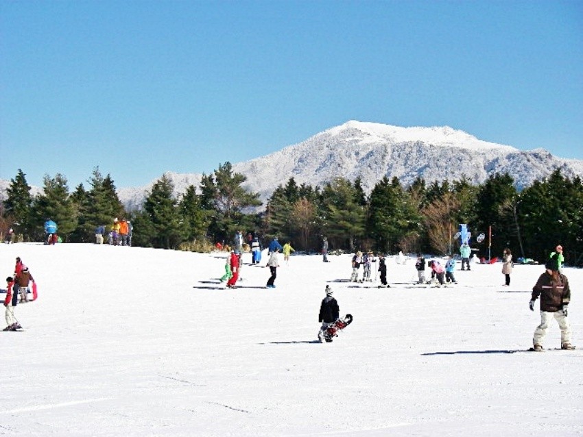 四國靈山上的滑雪場「石鎚滑雪場」