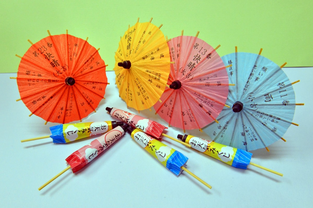 โอมิคุจิพยากรณ์อากาศ 300 เยนต่อใบ (ศาลเจ้าโตเกียวไดจินกู / โตเกียว)