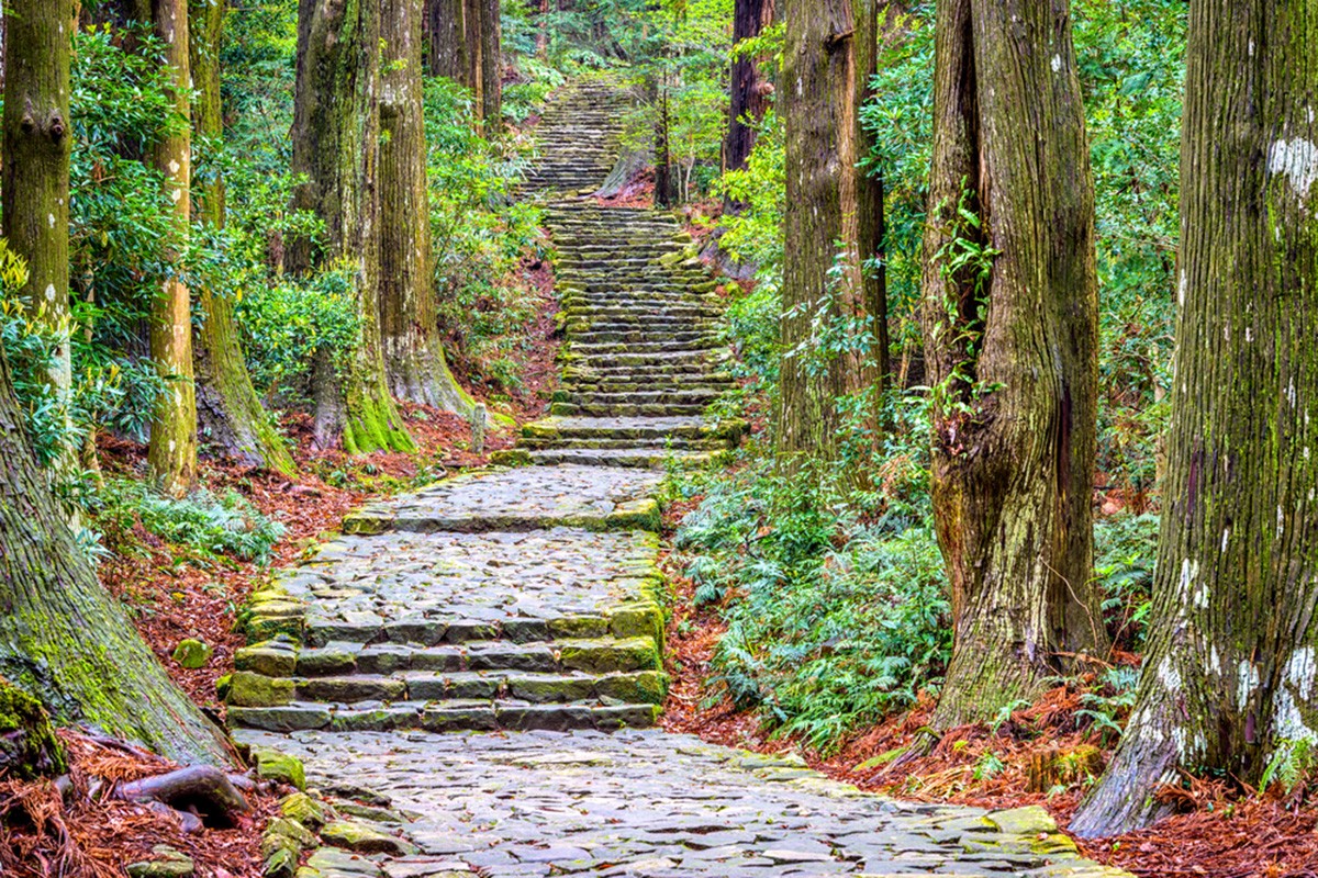 熊野古道 通往熊野三山 可以享受徒步旅行的朝聖之路