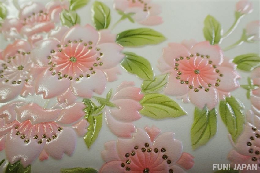 Each Sakura Petal and Plant is Hand-Drawn with Precision