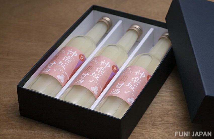好喝又營養的日本傳統能量飲料「甘酒」！「神樂坂甘酒」禮盒（原味3瓶裝）【0212-03】