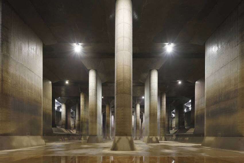  The secret 'underground shrine' that protects Tokyo and Saitama from flooding: the Metropolitan Area Outer Underground Discharge Channel