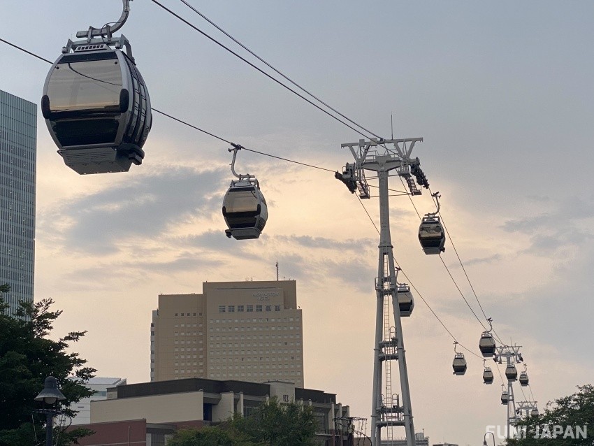 日本首座 世界最新都市型循環式纜車「YOKOHAMA AIR CABIN」