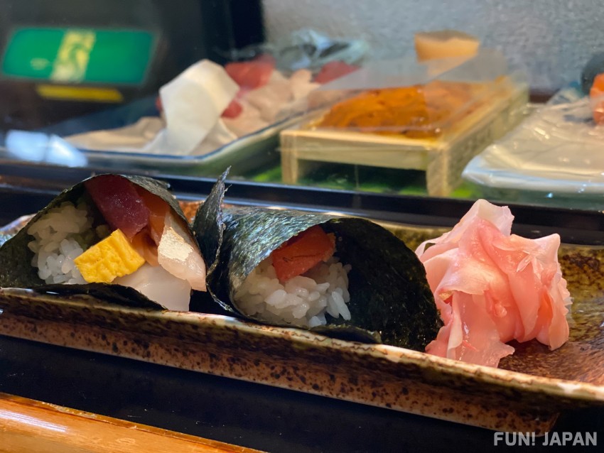 品嚐「丸八壽司」的怪怪壽司卷