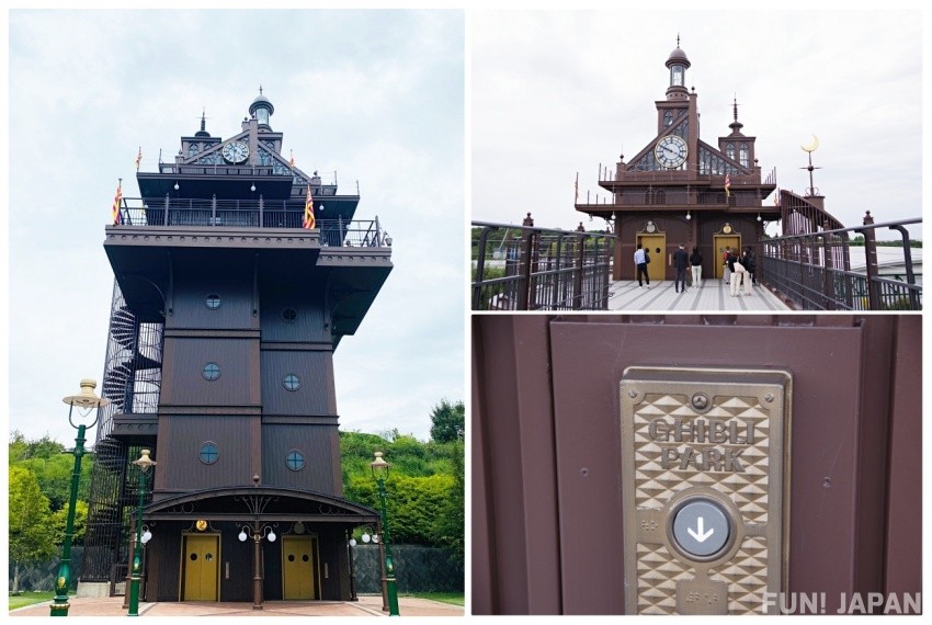 Enter the world of Ghibli, starting from the Elevator Tower