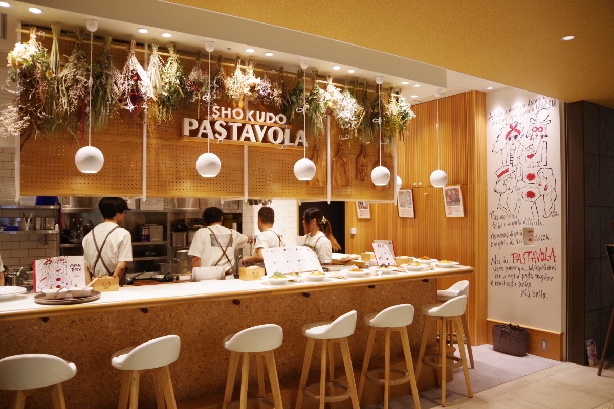 SHOKUDO PASTAVOLA TOFROM YAESU Restaurant Lunch Dinner