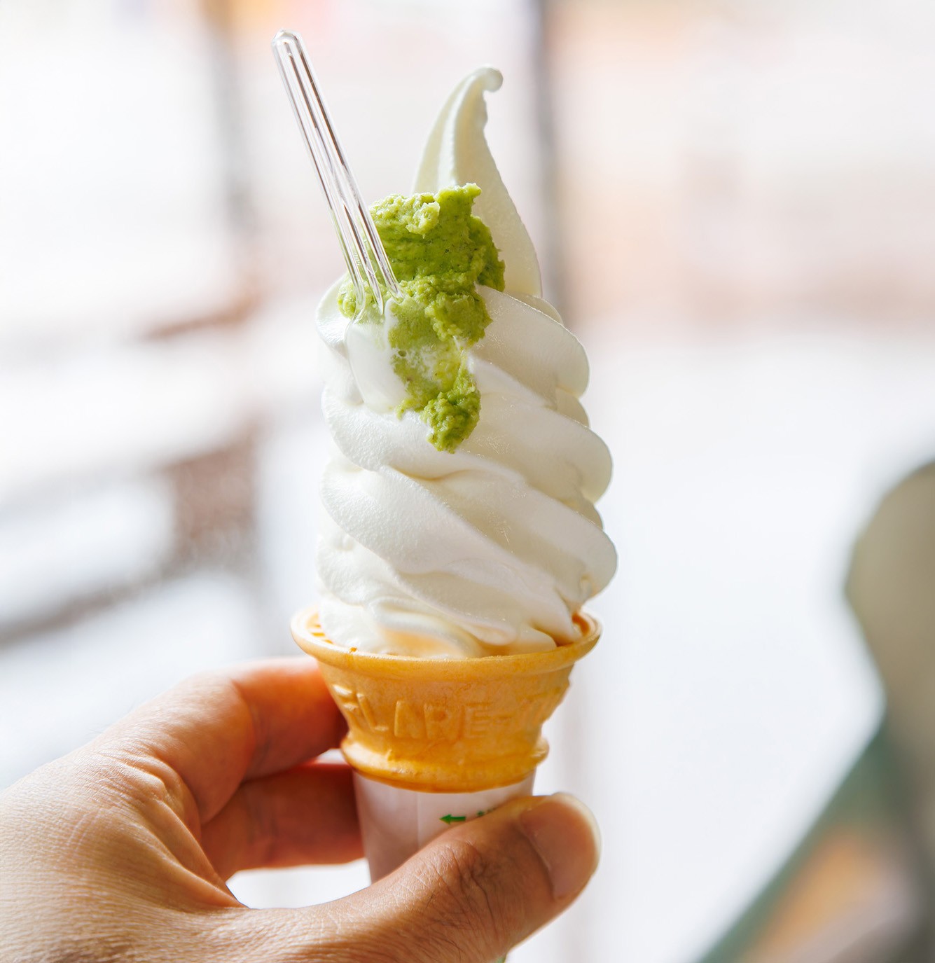 Wasabi Soft Serve Shizuoka Izu
