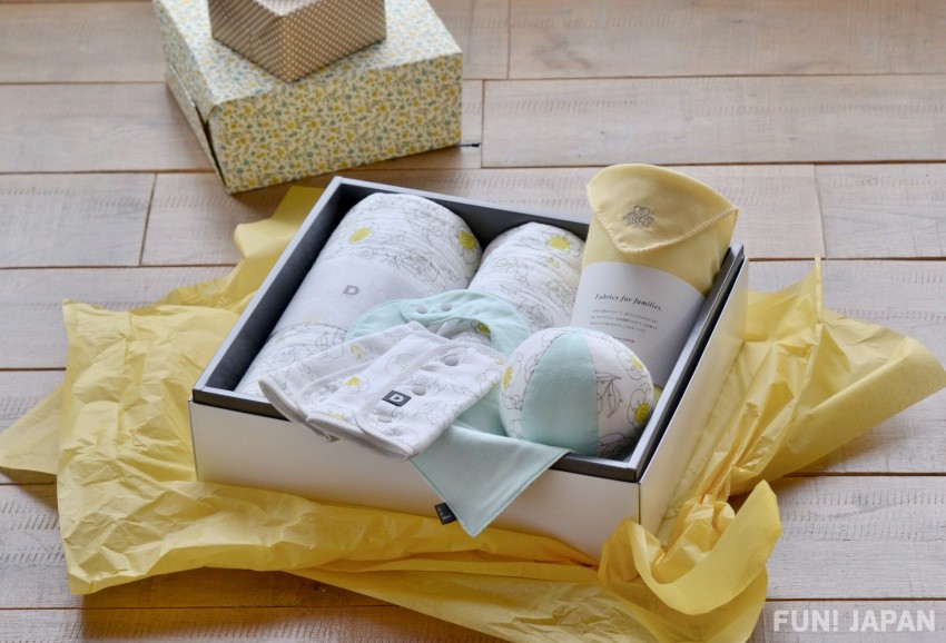 日本製紗布嬰兒用品禮盒