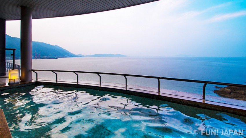 【Accommodation】Hotel Ofutei where you can enjoy a superb view of the sea while soaking in a hot spring