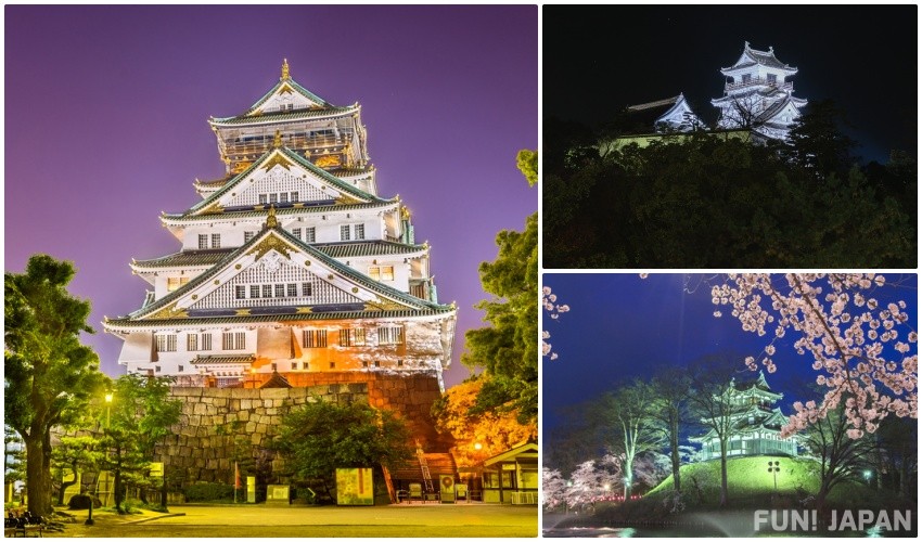 【名城シリーズ】夜も魅力を放つ「日本三大夜城」