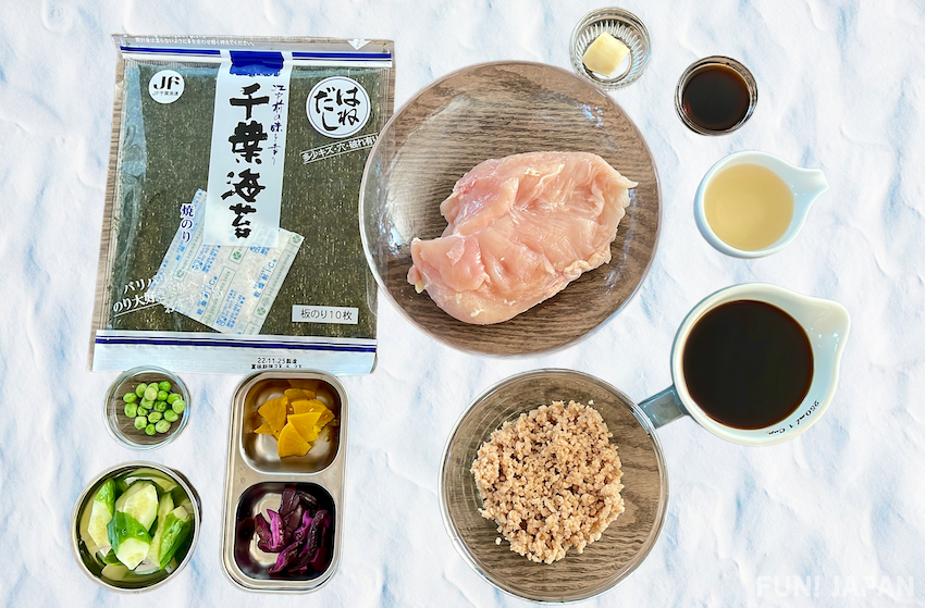 重現日本鄉土料理系列⑨群馬縣：高崎雞肉飯 材料