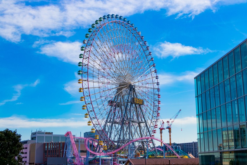 Khu vui chơi Yokohama Cosmoworld - Yokohama Minato Mirai 21: Khu du lịch cảng biển bậc nhất tỉnh Kanagawa, Nhật Bản