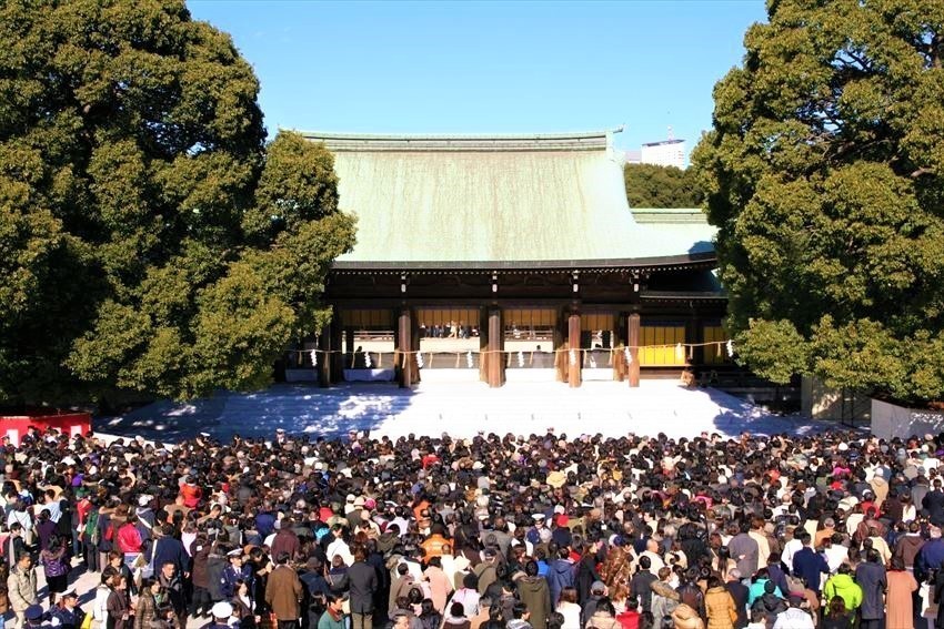 Meiji Shrine is the most visited shrine in Japan during New Year