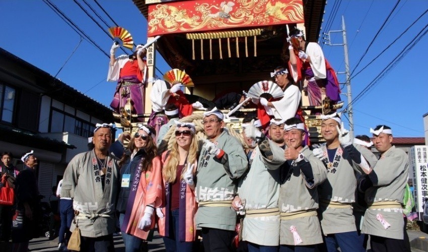 2月的秩父夜祭更被列為日本三大曳山祭