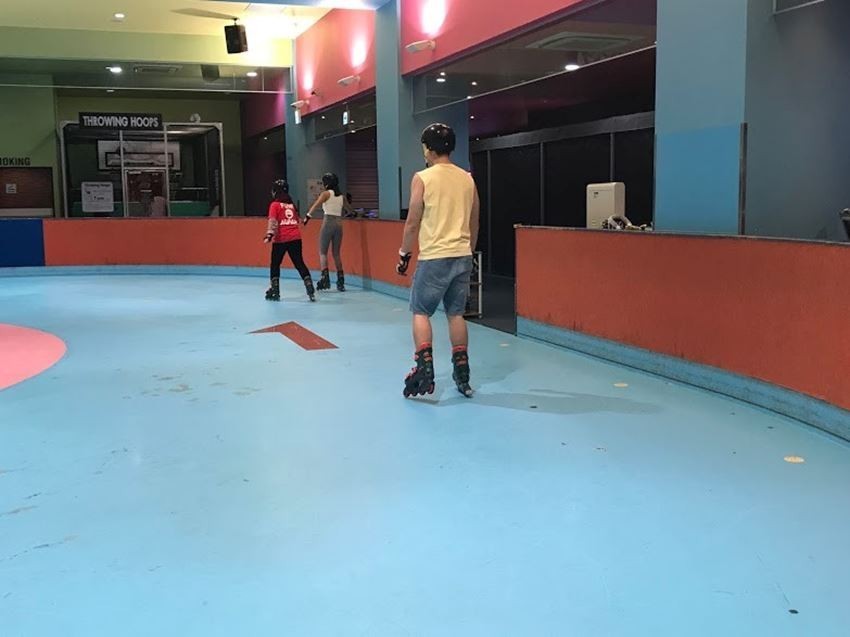 we did inline skating