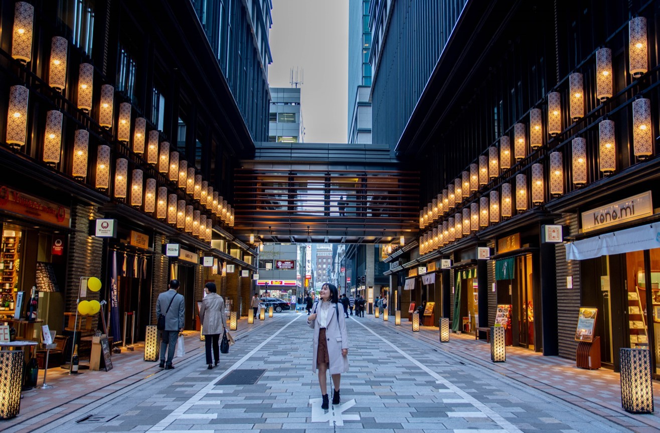 Nihonbashi, Tokyo.  A place where you can enjoy shopping and exploring Japanese history at the same time!