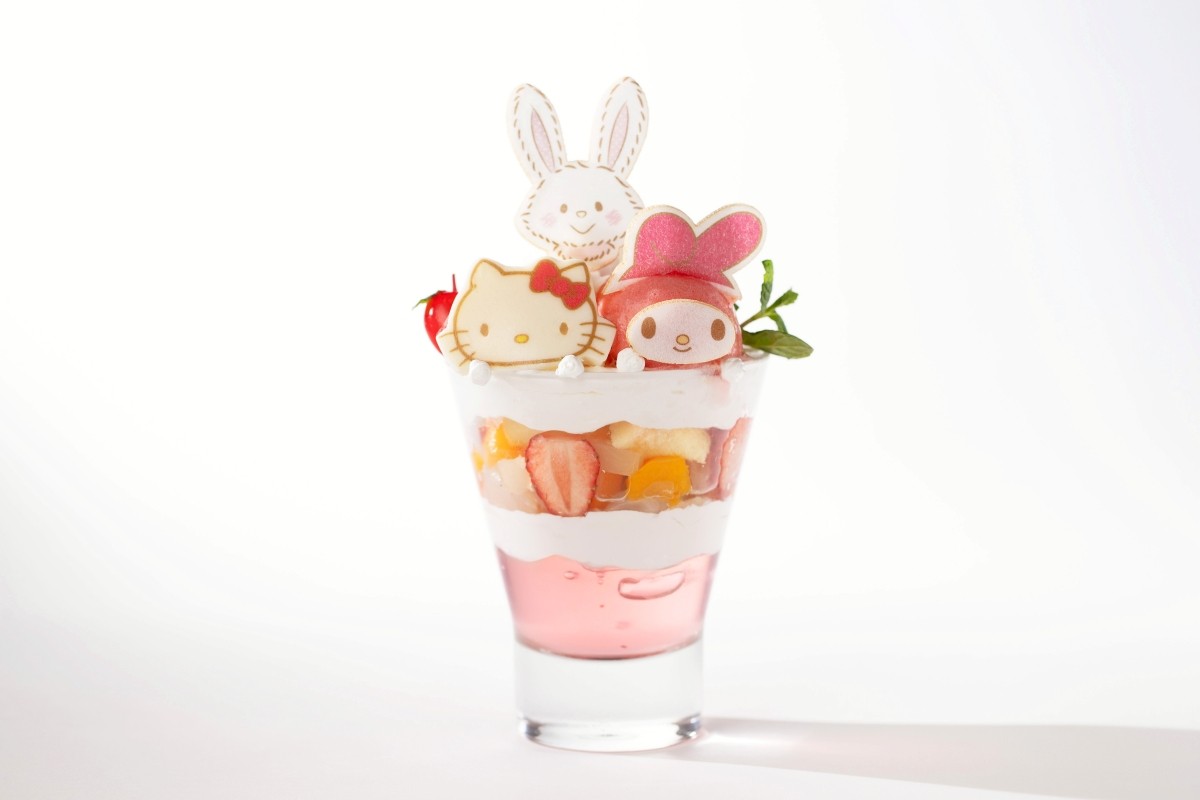 Hello Kitty、美樂蒂、Wish me mell聖代