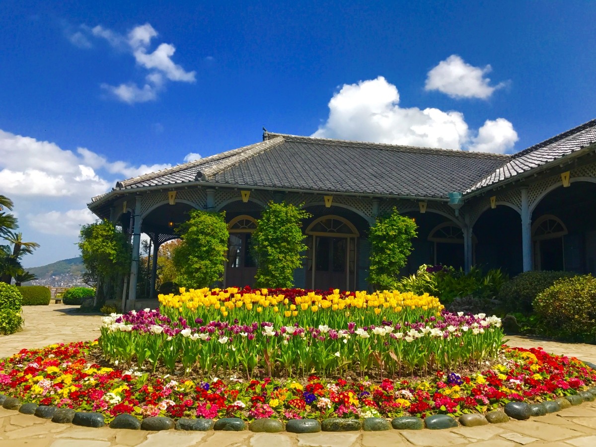 長崎哥拉巴園的洋館與庭園