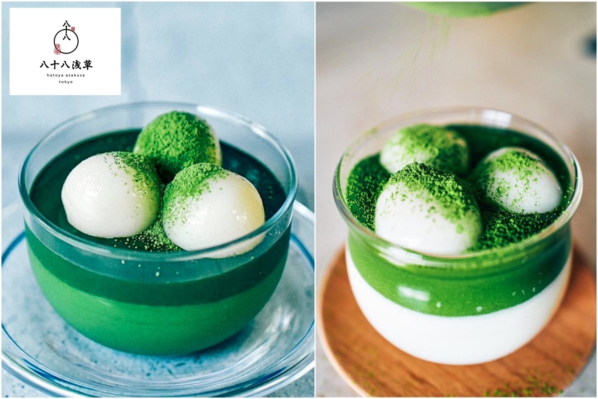 左：淺草布丁 右：京都八十八布丁