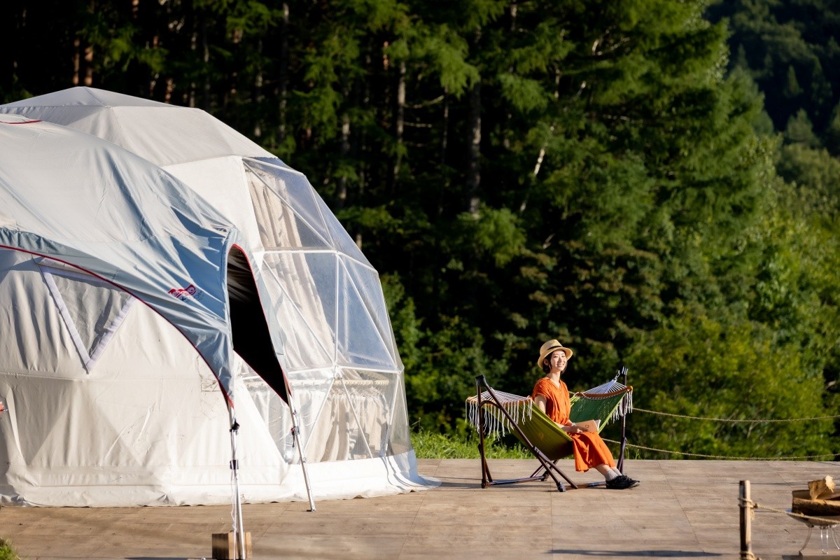 Jepang Nagano Pemandangan Indah SORA terrace SORA GLAMPING RESORT