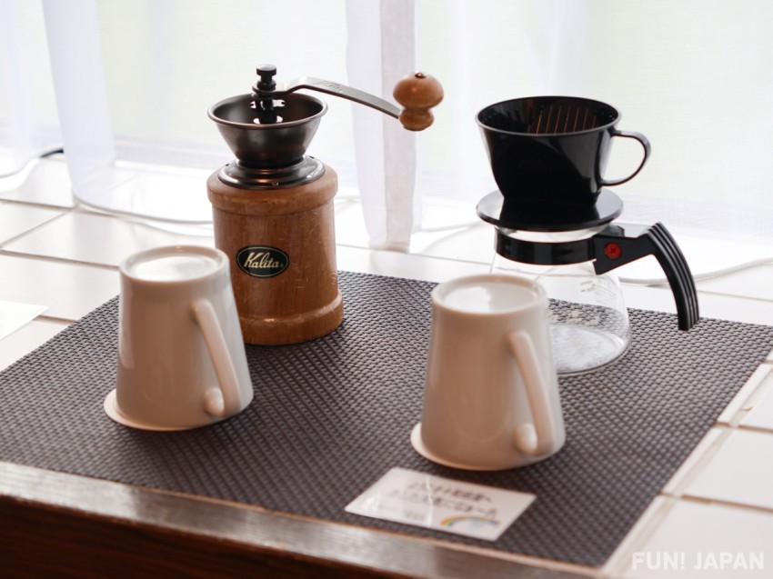 ชุดอุปกรณ์ชงกาแฟแบบดริปภายในห้องพัก