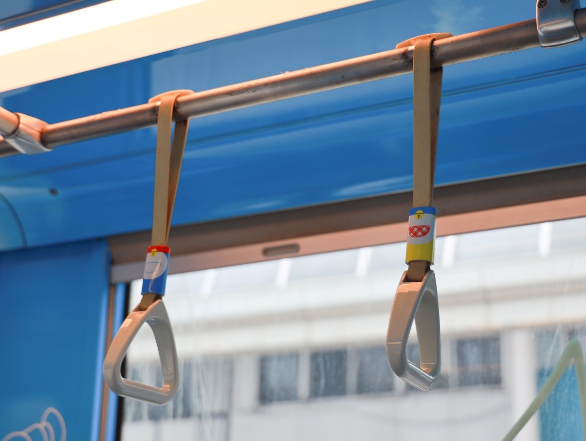 哆啦A夢路面電車細節設計