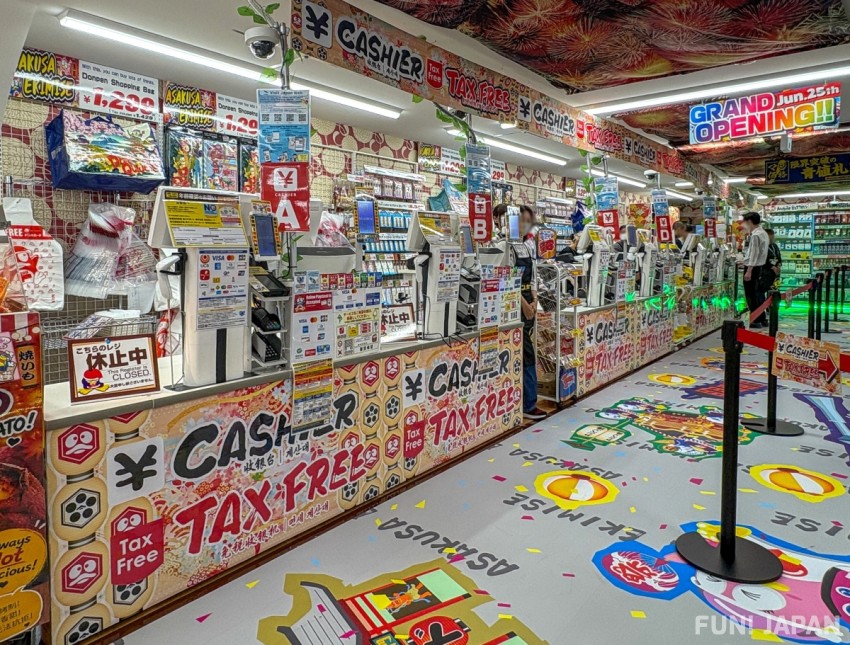 唐吉訶德淺草EKIMISE店 免稅收銀台